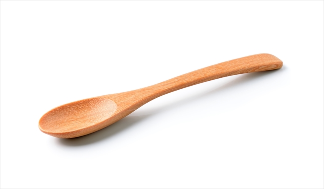 Wooden Spoon isolated on white background